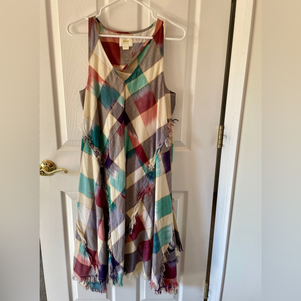 Maeve patchwork pattern dress, size small